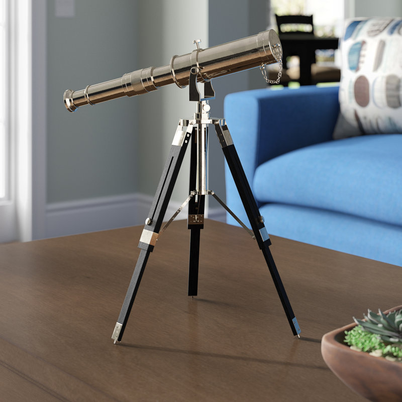 Charlton Home Ritchey Tabletop Decorative Telescope & Reviews Wayfair